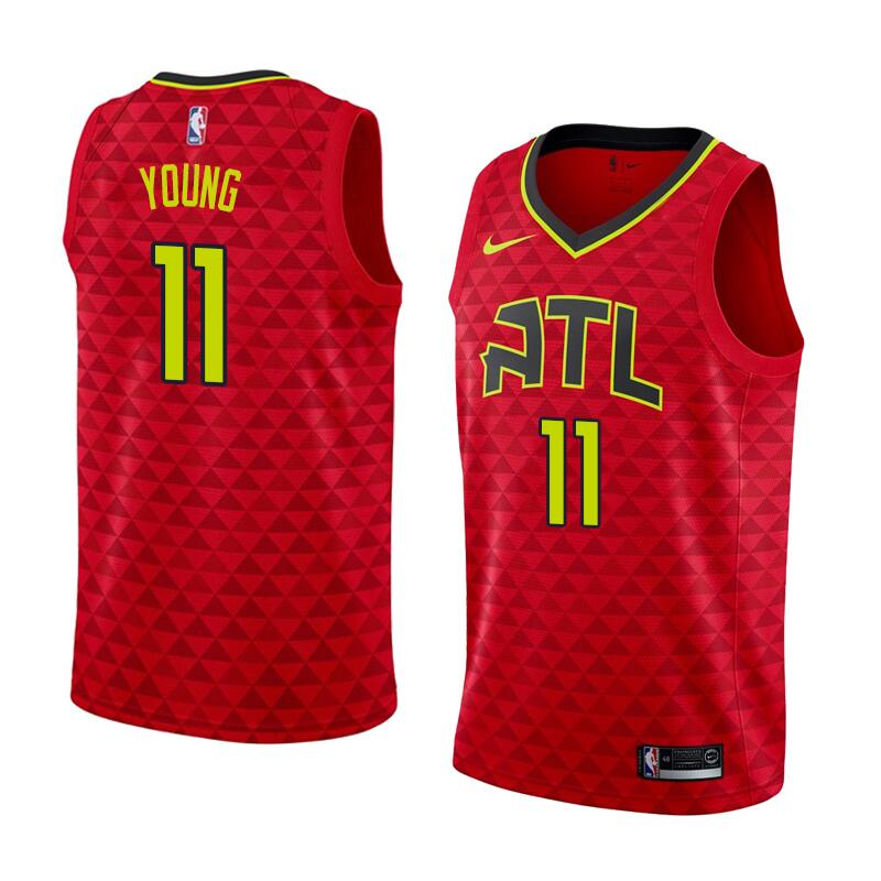 Oklahoma Sooners #11 Trae Young Atlanta Hawks Basketball Jerseys Sale-Red
